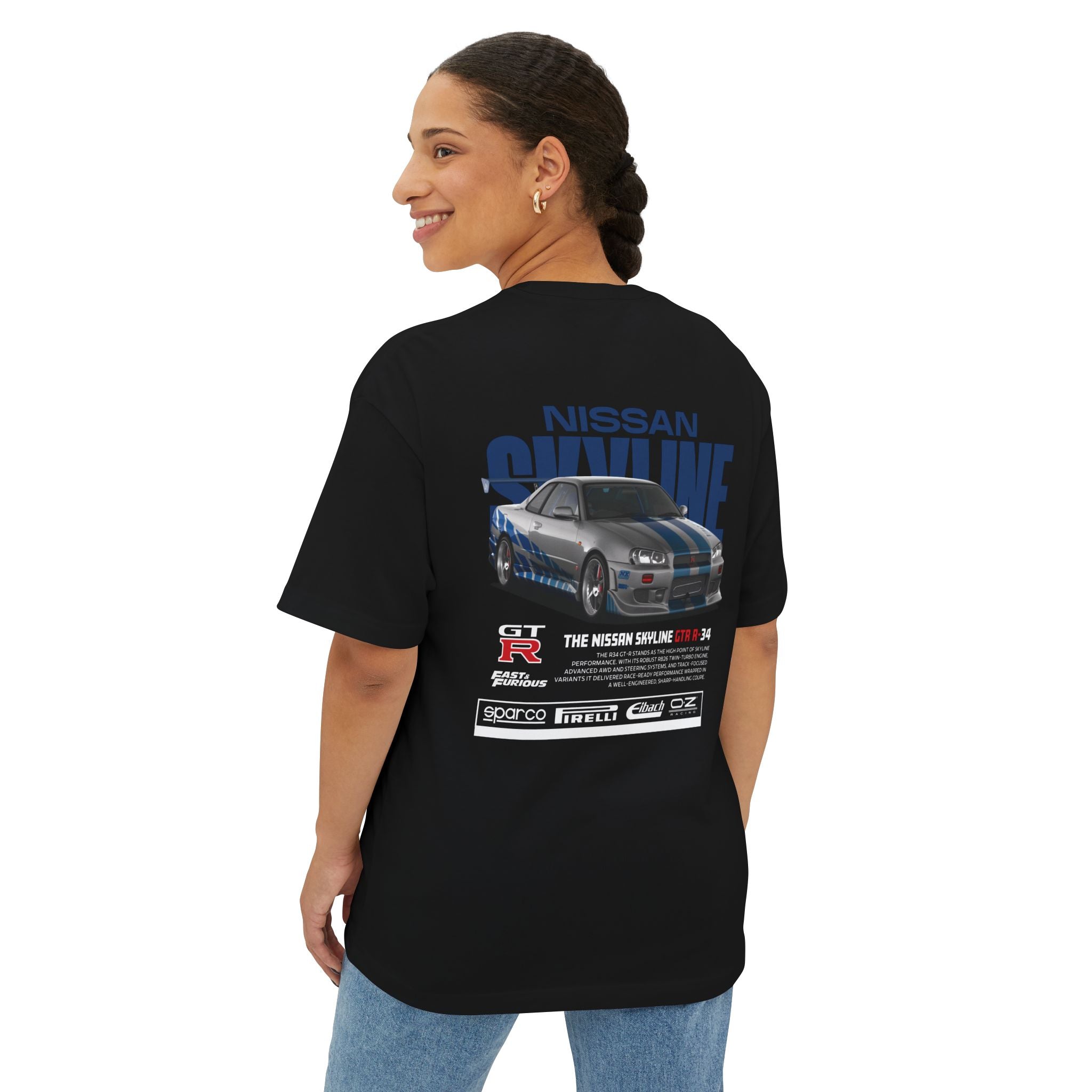 Oversized Tee - Nissan Skyline GTR V2 Premium Design