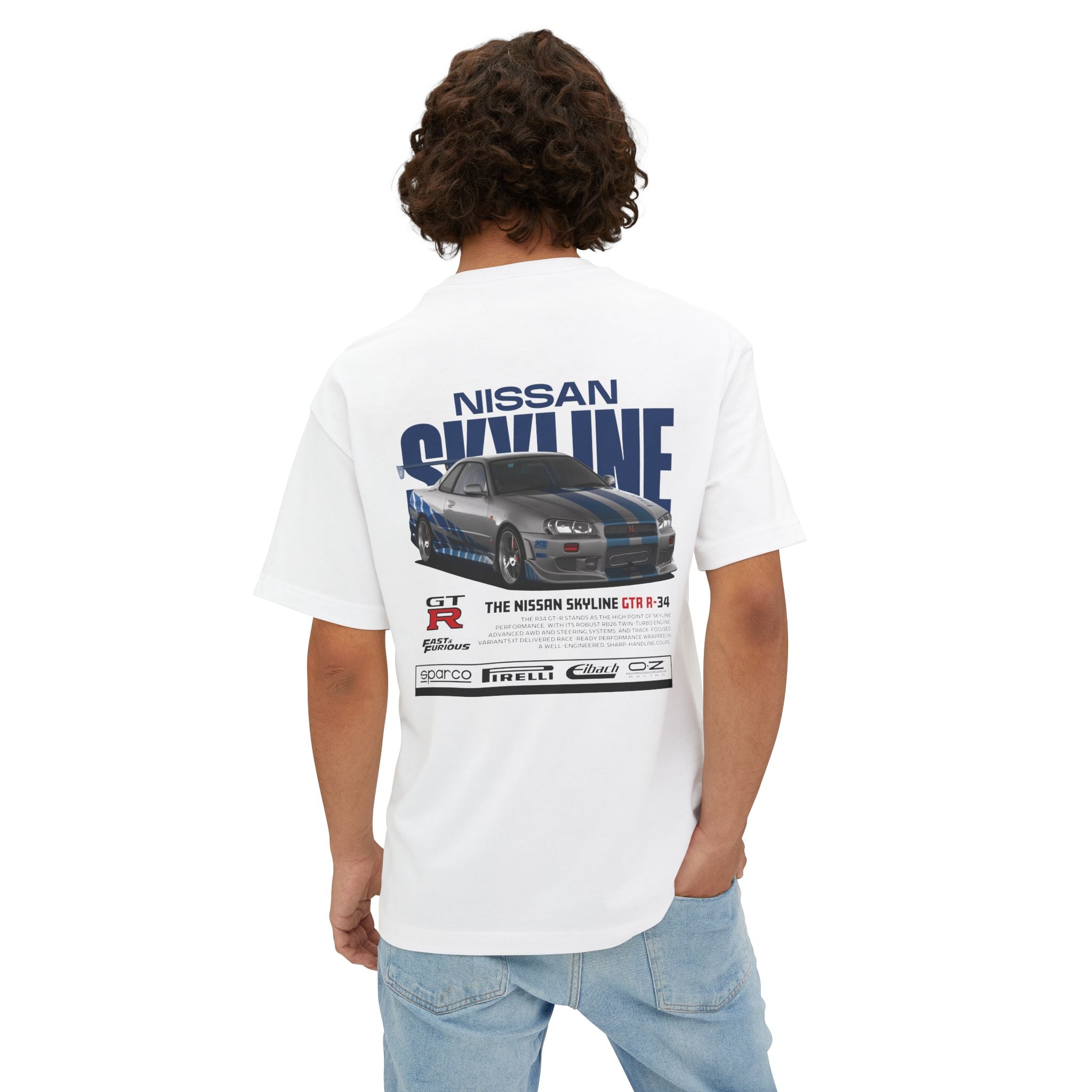 Oversized Tee - Nissan Skyline GTR V2 Premium Design