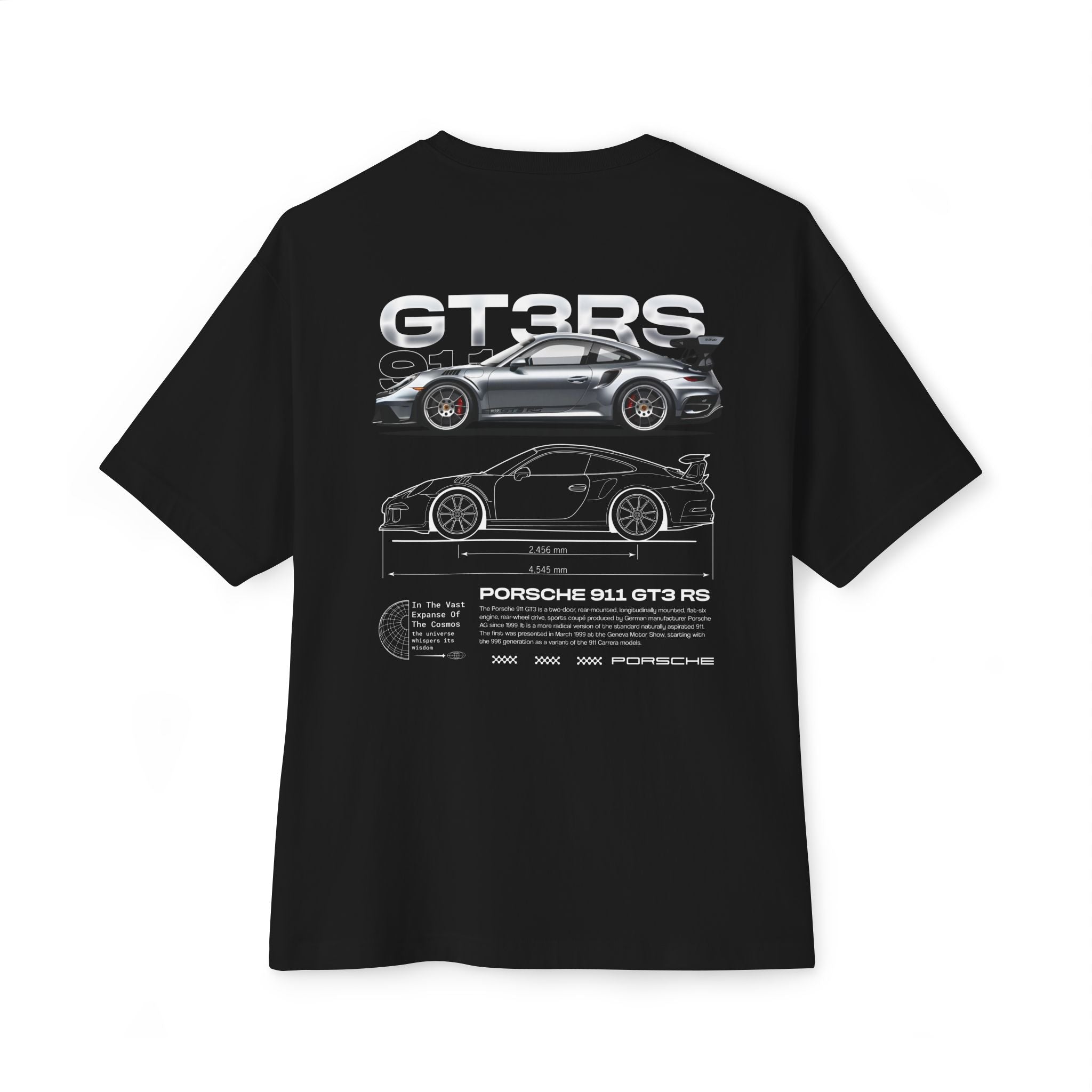 Oversized Tee - Porsche GT3RS Premium Design