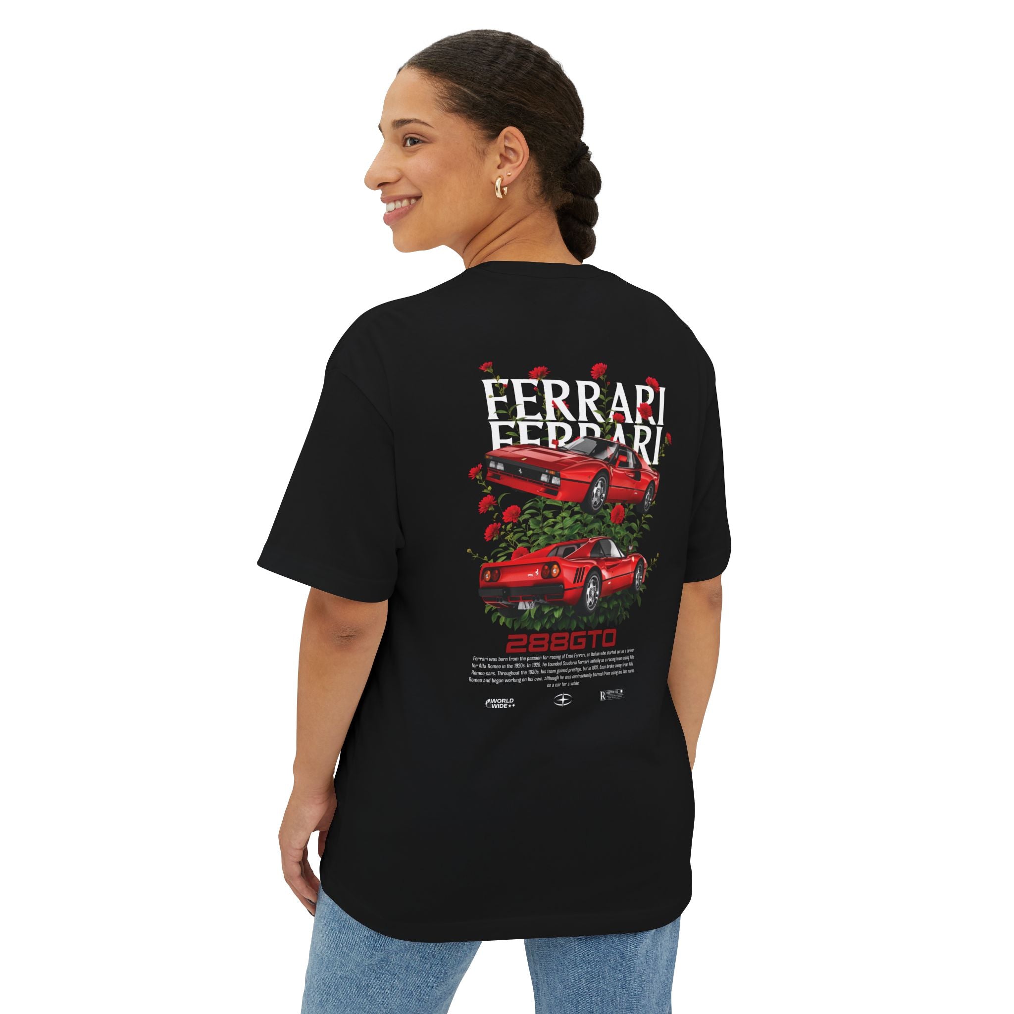Oversized Tee - Ferrari 288GTO Premium Design